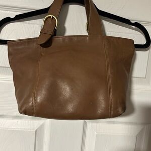 Vintage Coach Tan SoHo Waverly Leather Tote Bag